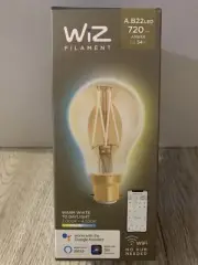 Wiz Filament Wifi No Hub Needed A.B22 Led 720lm 6.5W Warm To Daylight