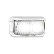 LED Autolamps White Front End Outline Marker Light White Base 2 LED Lamp Box 10