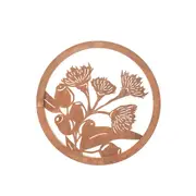 Wall Art 60cm Gum Flower Corten Steel Ornament Garden Yard/Patio Decor Large