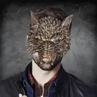 Eye Mask Cosplay Prom Props Full Face Animal Mask Halloween Wolf Mask Carnival