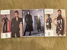 Lot of 3 Guy Laroche Vogue Patterns Misses Jacket Pant Dress