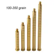 12pcs 100-300gr Arrow Insert Weight Brass Base Screw Weight Archery Arrow Shaft