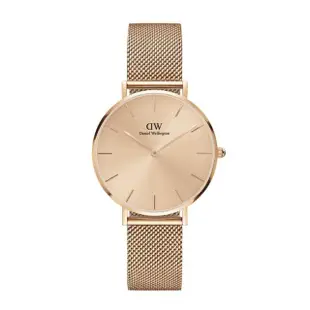 【Daniel Wellington】DW 手錶 Petite Unitone 32mm幻彩系列米蘭金屬錶-銀框(三色 DW00100471)