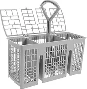 FOYTOKI Dishwasher Cutlery Basket Efficient Silverware Organizer for Dishwashers Sturdy Design for Items Easy Installation Maximizes Space and Performance