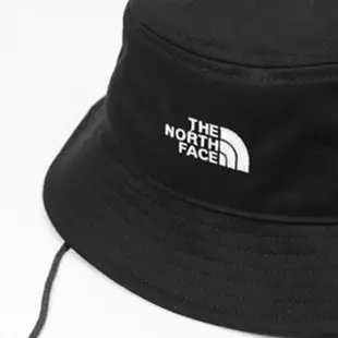 【The North Face】北臉 帽子 漁夫帽 運動帽 遮陽帽 NORM BUCKET 黑 NF0A7WHNJK3