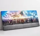 Star Wars Full Characters Panorama Canvas Wall Art wall Set Movie Film Art