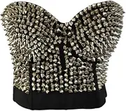 [BERMEL] Women's Flexible Club Faux Leather Shorts High Waisted Sexy Disco Short Hot Pants Wet Look Nightclub Lingerie Black
