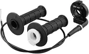 CHILDWEET Bike Handlebar Grips Throttle Grip Cable 22mm Diameter Universal for 110-250cc Motorcycles Easy Installation Material