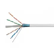 Monoprice 42347 MONOPRICE CAT6A 500FT WHITE CMR UL BULK CABLE_ TAA_ SHIELDED (F/