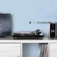 在飛比找Yahoo!奇摩拍賣優惠-唱片機Denon/天龍DP-400黑膠唱片機留聲機家用現代唱