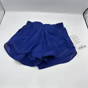 NEW Lululemon Hotty Hot LR Short 4” LARK Blue Size 2