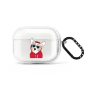 AirPods Pro 2 Impact Case Hipster Corgi by Megan Roy