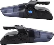 Digital Display Cordless Car Vacuum Cleaner with Dust Bag Car Accessories 120W Motor, Safe Performancefor Car, Home, and Office Cleaning Multi Functional Four in One Design 120W