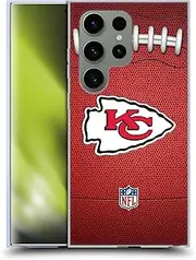 Head Case Designs Officially Licensed NFL Football Kansas City Chiefs Graphics Soft Gel Case Compatible with Samsung Galaxy S24 Ultra 5G
