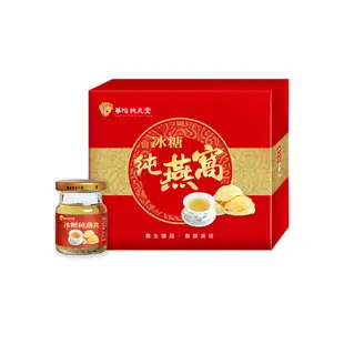 華陀扶元堂 冰糖純燕窩禮盒(60g/瓶；6瓶/盒)1盒入