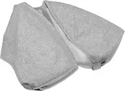 Double Shoulder Support Brace Shoulder Protective Brace Shoulder Wrap Protector Shoulder Care Equipment Shoulder Belt for Basketball Weightlifting Sports Grey