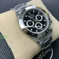 在飛比找蝦皮購物優惠-Rolex 勞力士 迪通拿 黑盤 三眼計時手錶 男生自動機械