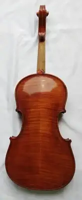 4/4 violin flame maple back rib neck spruce top Unassembled handmade #11