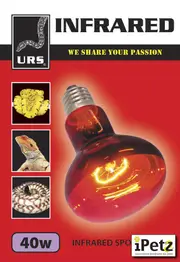 URS Infrared Spot Lamp 40w (04.17a)