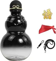 Gourd Bottle - Portable Camping Water Flask | Traditional Culture Drinking Wine Flask, 900ml Game Beverage Container for Outdoor Activities