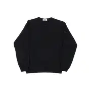 [STONE ISLAND] STONE ISLAND Badge logo crewneck sweatshirt Kids 14Y 14Y Black