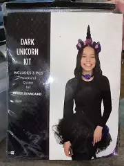 Dark Unicorn Kit 3 Piece Kit Headband, Choker, & Tail Unicorn Accessories