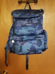 Corkcicle Lotus Pack Cooler Backpack Blue Camo. $189 Retail NWT