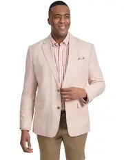 [Johnny Bigg] Jensen Linen Blend Blazer in Champagne