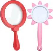 Handheld Magnifying Glass Twins Reading Magnifying Large Magnifying Lens 5X 1...