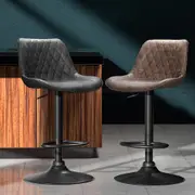 2X Artiss Bar Stools Kitchen Stool Chairs Metal Barstool