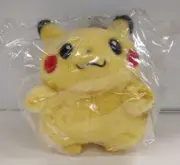 1998 TOMY POKEMON 5" INCH PIKACHU PLUSH SQUEEZE SOUND AULDEY FACTORY SEALED NEW