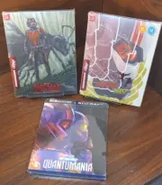 Ant-Man 1 + 2 + 3 4K UHD/Blu-Ray Steelbooks - EU IMPORT -NEW-Free Box S&H!