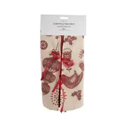 Cream Red Tree Skirt 90cm