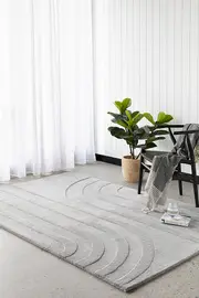Crest Trail Grey Rug
