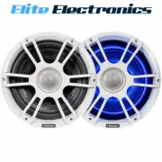 FUSION SG-FL88SPW 8.8" 330W MARINE SPORTS GRILL WHITE SPEAKERS W/ LED'S