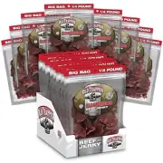 Old Trapper Beef Jerky Old-Fashioned 1/4-Pound Individual Package Tender Meat...
