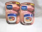 Lot of 2 Vaseline Lip Therapy Cocoa Butter, .25 oz