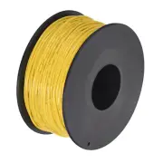 28AWG Stranded Wire PVC Hookup 50M/164ft Yellow, Electrical Wire UL1007 Spool