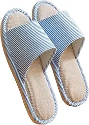 [AioTio] Women's And Men's Indoor Breathable Non-Slip Linen Slippers(Upgraded version)