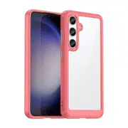 For Samsung Galaxy S24 Case, Scratch-Resistant Back Cover, Red