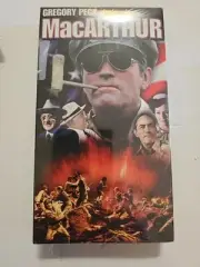 MacArthur (VHS, 1999, starring Gregory Peck) Brand New/Sealed!