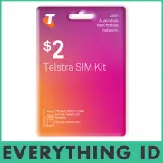 AUSTRALIAN TELSTRA PREPAID MULTI FIT SIM CARD PACK 3G 4G LTE STANDARD NANO MICRO
