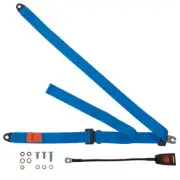 Front Static Seat Belt For Simca 1307 Berlina 1975-1985 Blue