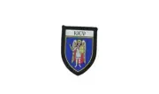 Patch printed embroidery travel souvenir shield city flag ukraine kiev