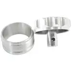 Aeroflow 2" Alum Weld Bung And Cap Silver With Roll Over Valve - AF460-32-RV-S