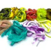 POLYCHROME RABBIT STRIPS - Hareline Fly Tying Zonker Fur Bunny Leech Material