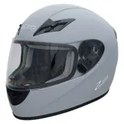 Zamp H75915FM, FS-9 Helmet, Medium, Matte Gray, Snell M2020D & DOT Approved