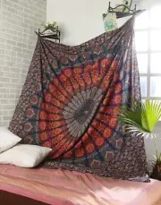 Large Tapestries Mandala Bohemian Queen Tapestry Bedspread Hippie Bedsheet Throw