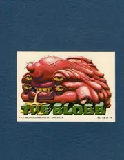 1980 Topps Weird Wheel #42 THE BLOBB!