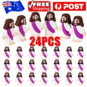 24pcs Mini Jesus Figurine Easter Decorations, Tiny Baby Jesus Figurines in BuAF